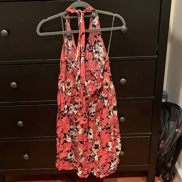 Floral halter Target dress. Size M. - Picture 2 of 5